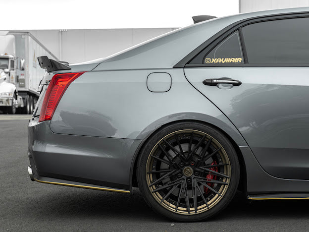 2016-2019 Cadillac CTS-V V3 | FULL CARBON FIBER Rear Trunk Lid Wing Wickerbill Spoiler